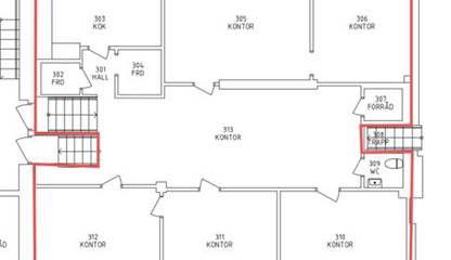 Planskiss Norra Skeppsbron 7