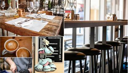 Kollage restaurang café Norra Kungsgatan 1