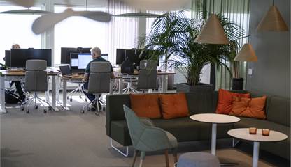 Inspirationsbild kontor och loungeyta Drottninggatan 31