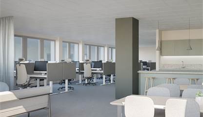 Visionsbild av Stark Arkitekter Skeppsbrogatan 26A