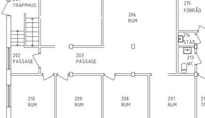 Planskiss Spårvägen 8