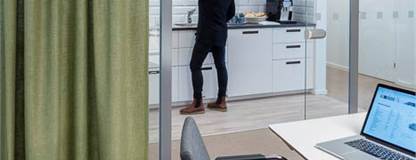 Kaffebar i anslutning till konferensrum Energigatan 10