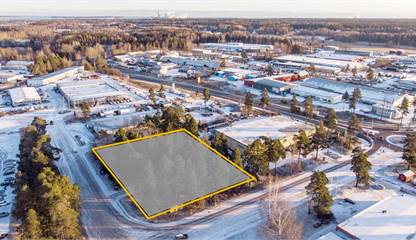 Drönarbild Växelgatan (2)/ Rälsgatan 8