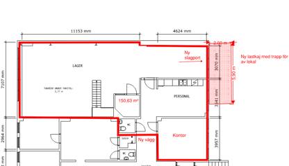 Planlösning Norra vägen 34