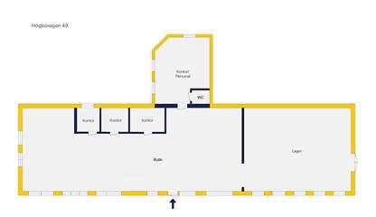 Planlösning Högbovägen 49