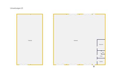 Planskiss Utmarksvägen 23