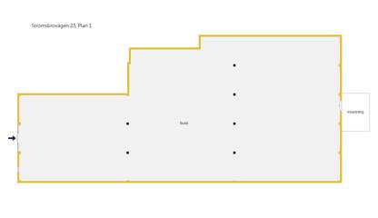 Planlösning Strömsbrovägen 23