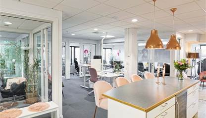 Ljust öppet kontor Gästabudsvägen 10