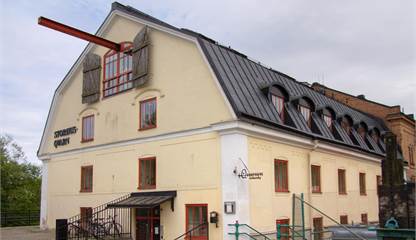 Fina Qvarnen mitt i ån Västra Kvarngatan 64