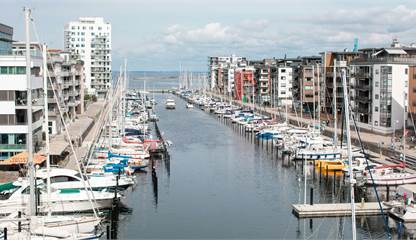 Utsikt Dockplatsen 16