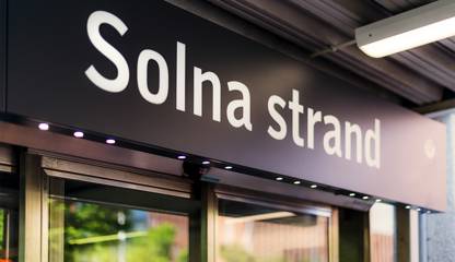 Tunnelbana Solna strand Vretenvägen 6