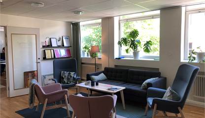 Entré med samvaroplats / pausrum Storgatan 25-27